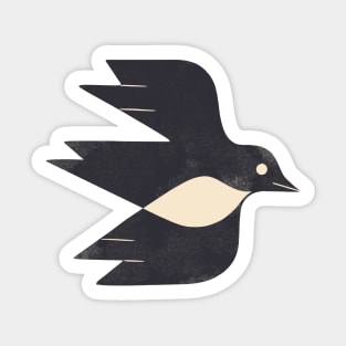 Minimal Blackbird No. 2 Sticker